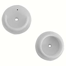 1-3/8" Diameter Pole Socket, White Finish