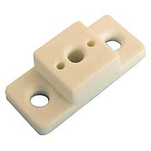 Drawer Slide Spacer, 1/2", White, 500/Box