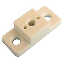 Drawer Slide Spacer, White, 1/2", Bulk Box