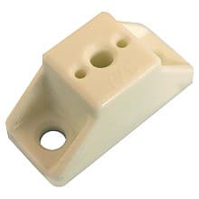 Drawer Slide Spacer, 7/8", White, 50/Box