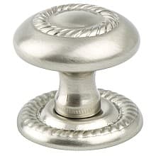 1-1/4" Advantage Plus-4 Roped Knob, Brushed Nickel