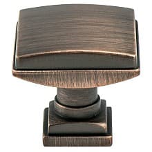 1-1/4" Tailored Traditional Square Knob