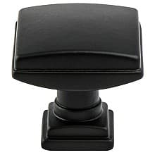 1-1/4" Tailored Traditional Square Knob