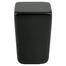 19/32&quot; Mini Small Square Knob, Black