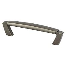 96mm Vested Interest Handle Pull, Vintage Nickel, 4-3/4" Length
