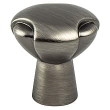 1-1/4" Vested Interest Round Knob, Vintage Nickel, 1-1/4" Length