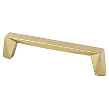 96mm Swagger Handle Pull, Modern Brushed Gold