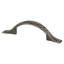 3"/3-1/2" Art Nouveau Arch Pull