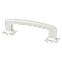 96mm Designers Group-10 Handle Pull, Polished Nickel, 4-13/16" Length