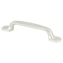 96mm Designers Group-10 Handle Pull, Polished Nickel, 5-1/4" Length