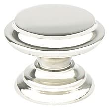 35mm Designers' Group-10 Round Knob, Polished Nickel