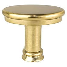 1-7/16&quot; Dierdra Round Knob, Matte Black