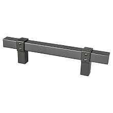 3-3/4" Rivet Rebel Handle Pull, Slate