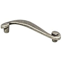 96mm Sonata Handle Pull, Rustic Nickel