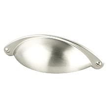 2-1/2" Andante Cup Pull, Brushed Nickel