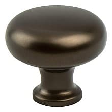 1-1/4" Adagio Round Knob, Oil-Rubbed Bronze