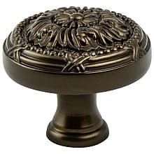 1-1/2" Toccata Round Knob, Oil Rubbed Bronze