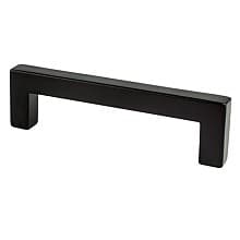 3-25/32" Contemporary Advantage One Square Pull, Matte Black