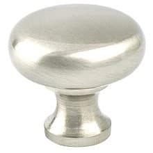 1-1/4" Salem Round Knob, Brushed Nickel