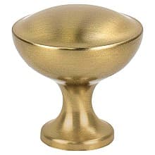 1-3/16" Echo Cabinet Knob, Modern Brushed Gold