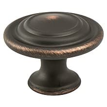 1-3/8" Advantage Plus-4 Ringed Knob, Verona Bronze