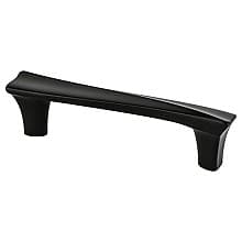 96mm Fluidic Handle Pull, Black, 4-11/16" Length