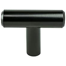 1-9/16" Transitional Advantage Two T-Bar Knob, Black