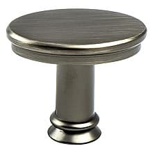 1-7/16" Dierdra Oval Knob, Vintage Nickel