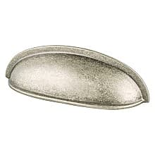 3" American Classics Cup Pull, Weathered Nickel