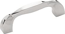 3" Twist Handle Pull, Polished Nickel