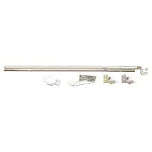 Drawer Slide Mono Rail, 3/4 Extension, Center-Mount, Cadmium , 23-5/16"