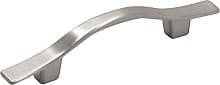 3" x 4-3/4" x 12" Southwest Arch Pull, Satin Nickel