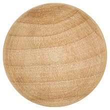 1-1/2" Natural Woodcraft Cabinet Knob, Unfinished Wood