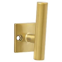 2-7/16" Bar Pulls Signature Cabinet Hook, Brushed Golden Brass