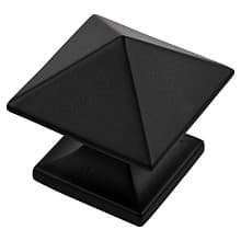 1-1/4" Studio Cabinet Knob, Matte Black (Box/10)