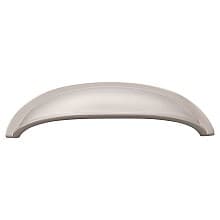 3" Cottage Cup Pull, Stainless Steel (10/Box)