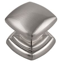 1-1/4" Euro-Contemporary Cabinet Knob, Satin Nickel