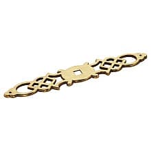 5-1/2" Manor House Cabinet Backplate, Lancaster Hand Polished (Box/25)