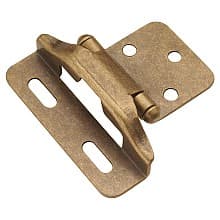 1/4" Overlay Semi-Concealed Wrap Hinge, Face Frame, Self-Close
