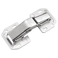 Variable Overlay/Inset Concealed Hinge, Frameless, Cadmium
