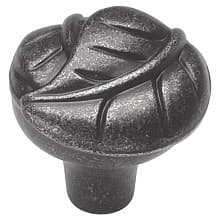1-1/4" Natural Accents Cabinet Knob, Vibra Pewter