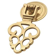 2-1/2" x 1-1/4" Manor House Cabinet pull, Lancaster Hand Polished
