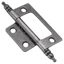 SurFace Face Mount Hinge, Silver Medallion