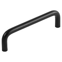 3-3/4" Wire Pulls Contemporary Cabinet Pull, Matte Black