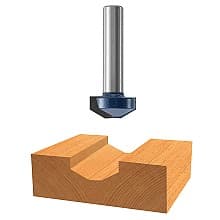 1-1/8" x 2-3/4" Raised Panel Groove Bit, 1-Flute, 1/2" Shank