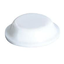 1/2" Polyurethane BS Self-Adhesive Protective Bumpers, White, Cylindrical, 201 per Sheet