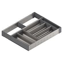 Orga-Line 4-Tried Adjustable Combo Tray, Gray, 21