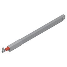 Tandembox Left-Hand Longside Gallery Rail for Deep Drawer, White Aluminum, 400mm