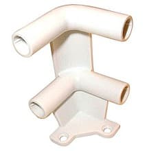 Metabox Pull-Out Surround Corner Connector, 75lb Capacity, Full Extension, Self-Closing, White