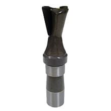 Cantek JDT-75 Dovetail Bit, Carbide Tipped, 12 mm, Double Flute